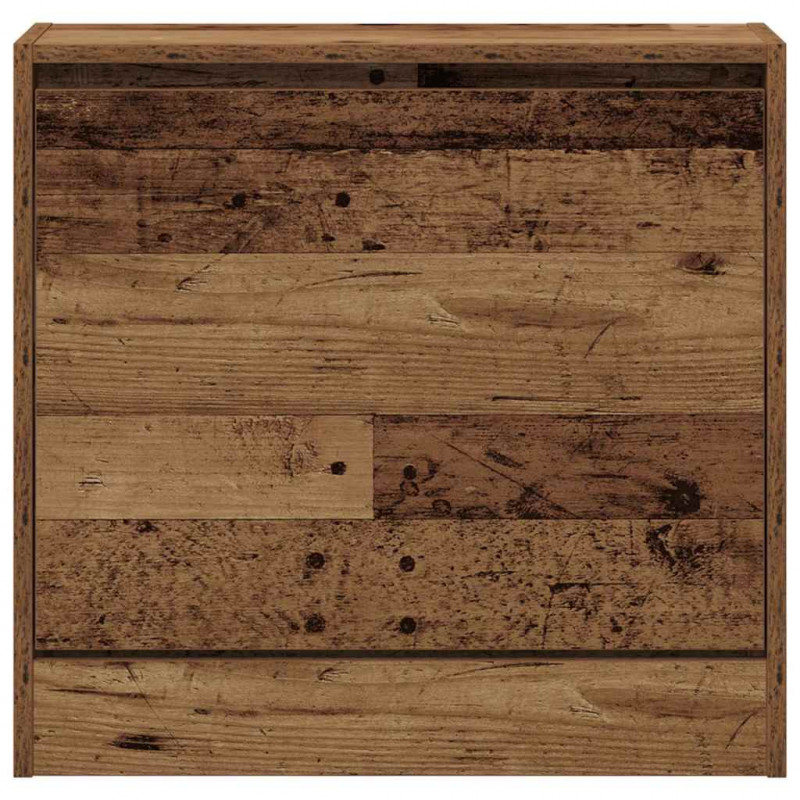 Szafka na buty z półką z drzwiami Stare drewno 60 x 21 x 57 cm