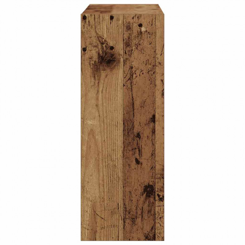 Szafka na buty z półką z drzwiami Stare drewno 60 x 21 x 57 cm