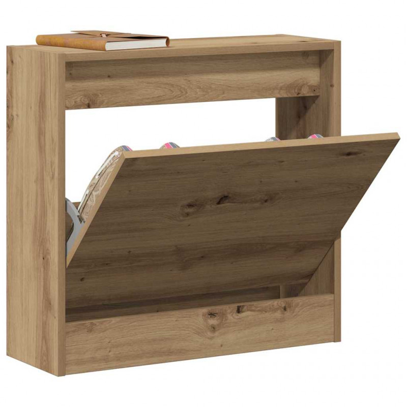 Szafka na buty z półką Dąb rzemieślniczy 60 x 21 x 57 cm