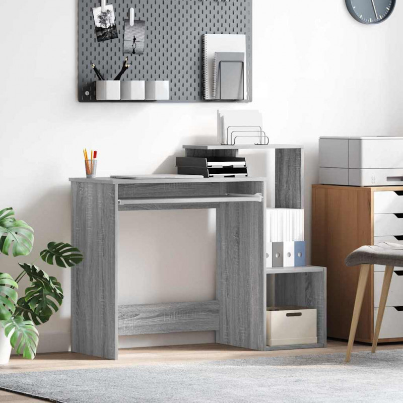 Biurko Szary Sonoma 106 x 41 x 88.5 cm Materiał drewnopochodny