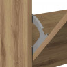 Szafka na buty z półką Dąb rzemieślniczy 60 x 21 x 57 cm