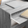 Biurko Szary Sonoma 106 x 41 x 88.5 cm Materiał drewnopochodny