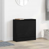 Szafka na buty z półką z drzwiami Czarny Dąb 60 x 21 x 57 cm