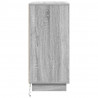 Komoda LED Ze LED Lights z półką Szary Sonoma 71 x 34,5 x 75 cm