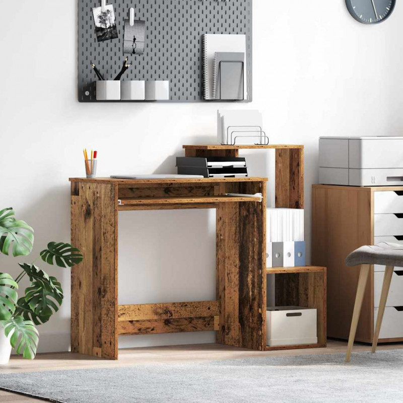 Biurko Stare drewno 106 x 41 x 88.5 cm Materiał drewnopochodny