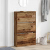 Szafka na buty z półką Stare drewno 80 x 21 x 125,5 cm