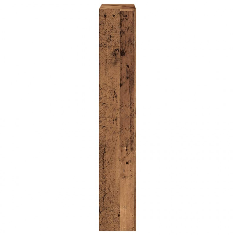 Szafka na buty z półką Stare drewno 80 x 21 x 125,5 cm