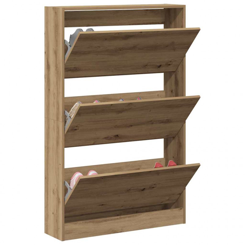 Szafka na buty z półką Dąb rzemieślniczy 80 x 21 x 125,5 cm