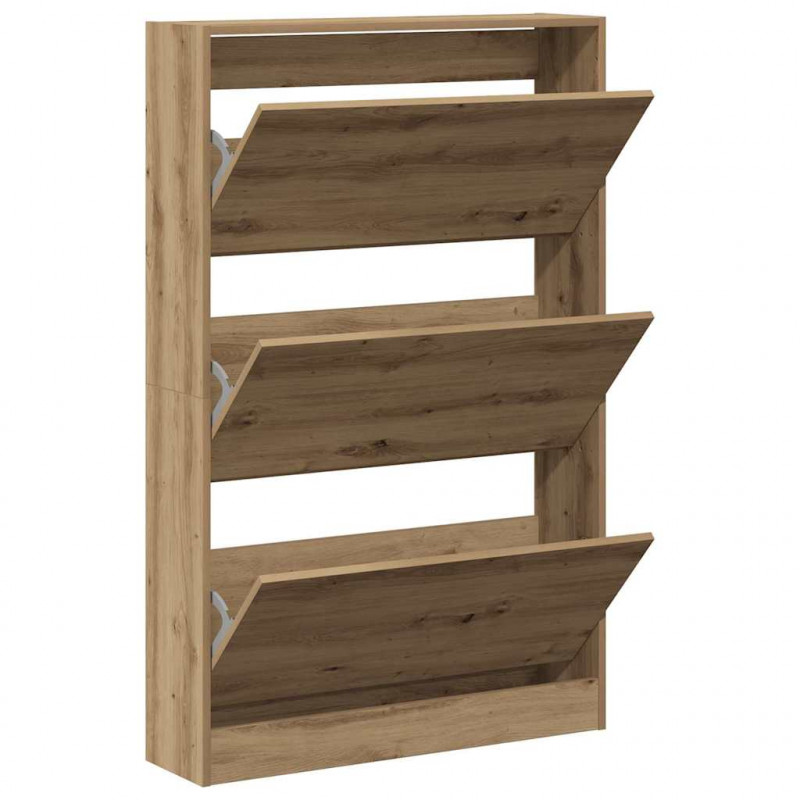 Szafka na buty z półką Dąb rzemieślniczy 80 x 21 x 125,5 cm