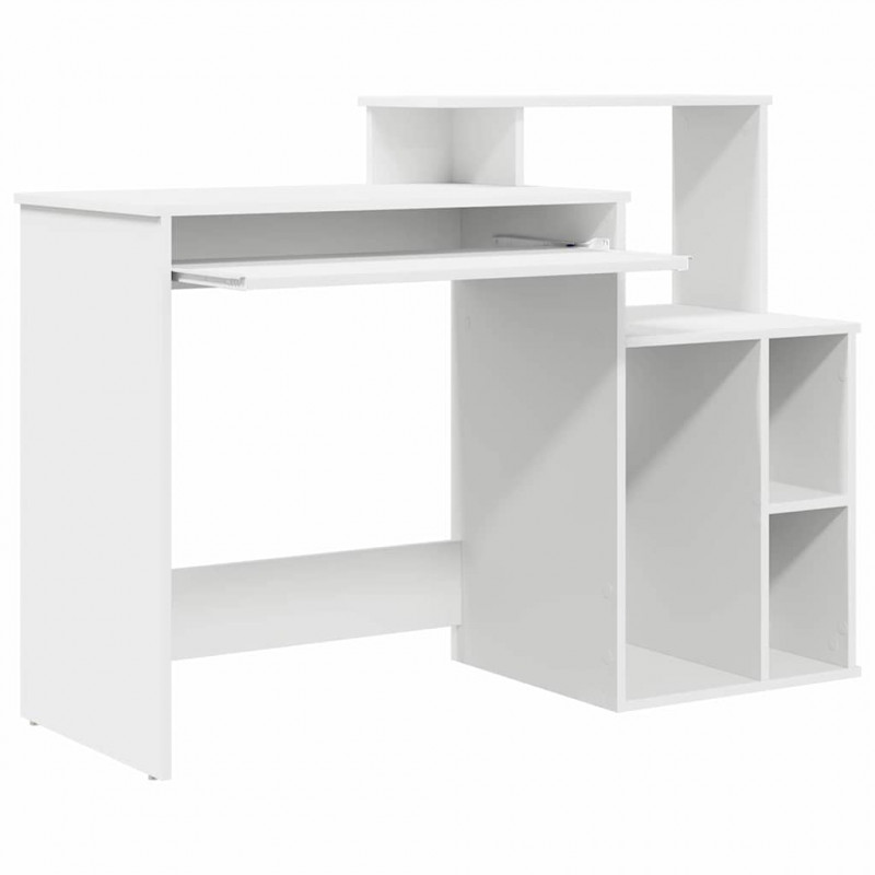 Biurko Biały 120,5 x 44 x 88,5 cm Materiał drewnopochodny