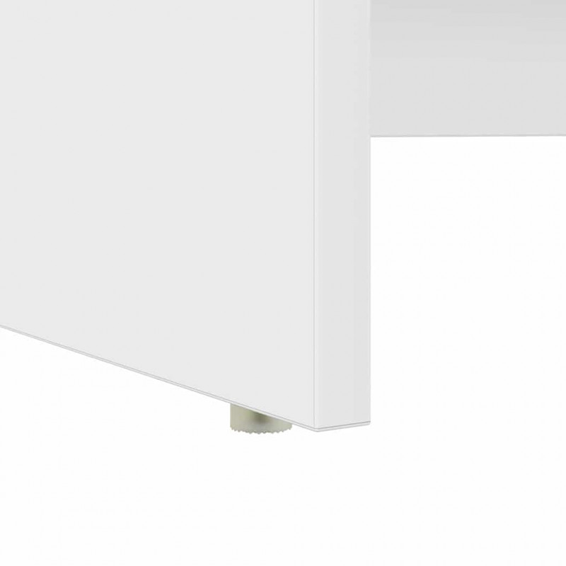 Biurko Biały 120,5 x 44 x 88,5 cm Materiał drewnopochodny