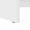 Biurko Biały 120,5 x 44 x 88,5 cm Materiał drewnopochodny