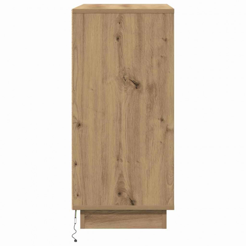 Komoda LED Ze LED Lights Dąb rzemieślniczy 71 x 34,5 x 75 cm