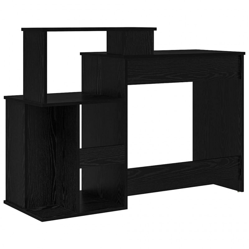 Biurko Czarny Dąb 120,5 x 44 x 88,5 cm Materiał drewnopochodny