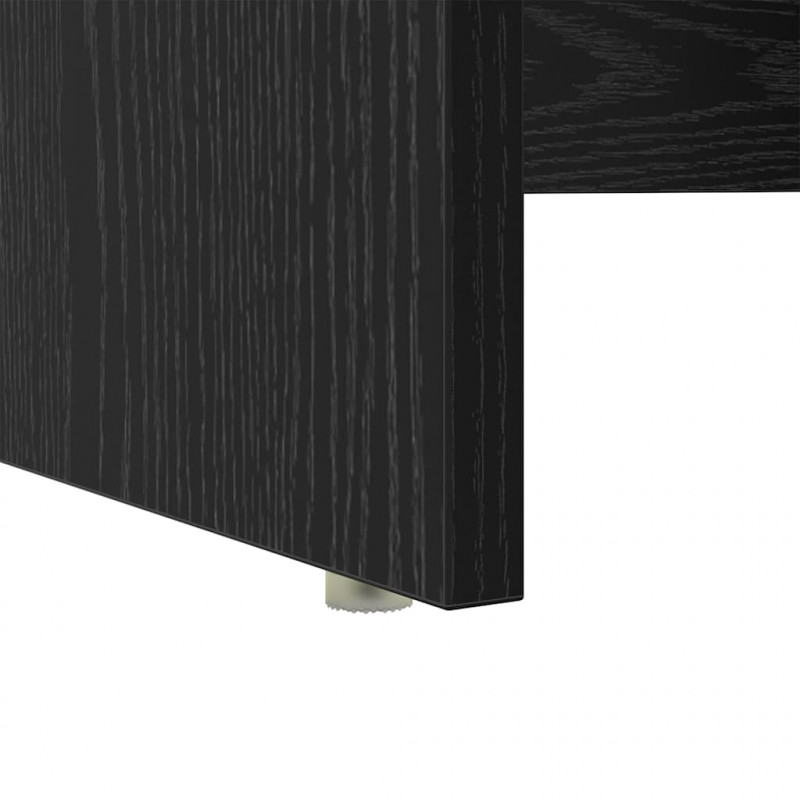 Biurko Czarny Dąb 120,5 x 44 x 88,5 cm Materiał drewnopochodny