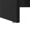 Biurko Czarny Dąb 120,5 x 44 x 88,5 cm Materiał drewnopochodny