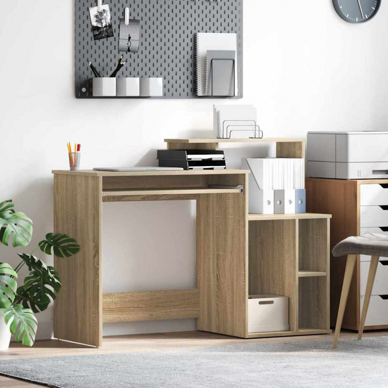 Biurko Dąb Sonoma 120,5 x 44 x 88,5 cm Materiał drewnopochodny