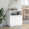 Komoda LED Biały 71 x 34,5 x 75 cm Materiał drewnopochodny