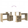 Biurko Dąb Sonoma 120,5 x 44 x 88,5 cm Materiał drewnopochodny