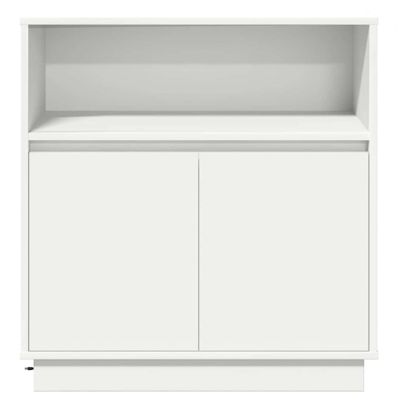 Komoda LED Biały 71 x 34,5 x 75 cm Materiał drewnopochodny