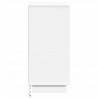 Komoda LED Biały 71 x 34,5 x 75 cm Materiał drewnopochodny