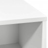 Komoda LED Biały 71 x 34,5 x 75 cm Materiał drewnopochodny