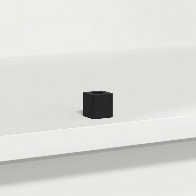 Komoda LED Biały 71 x 34,5 x 75 cm Materiał drewnopochodny