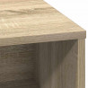Komoda LED Dąb Sonoma 71 x 34,5 x 75 cm Materiał drewnopochodny