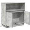 Komoda LED Ze LED Lights Betonowy szary 71 x 34,5 x 75 cm