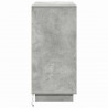 Komoda LED Ze LED Lights Betonowy szary 71 x 34,5 x 75 cm