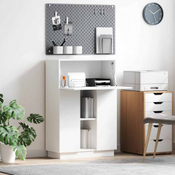 Biurko Biały 71.5 x 31.5 x 106.5 cm Materiał drewnopochodny