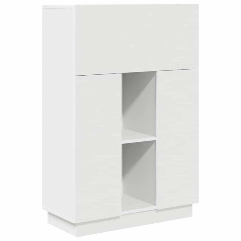 Biurko Biały 71.5 x 31.5 x 106.5 cm Materiał drewnopochodny