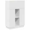 Biurko Biały 71.5 x 31.5 x 106.5 cm Materiał drewnopochodny