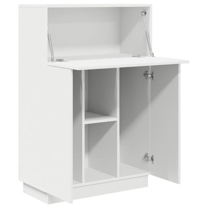 Biurko Biały 71.5 x 31.5 x 106.5 cm Materiał drewnopochodny