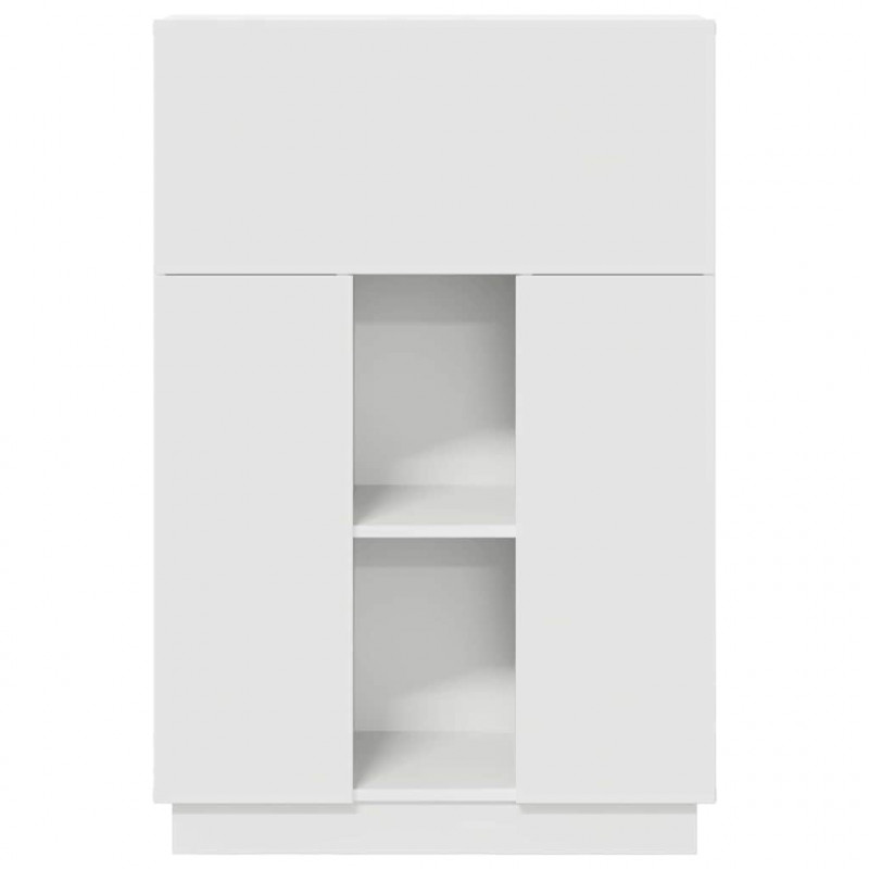 Biurko Biały 71.5 x 31.5 x 106.5 cm Materiał drewnopochodny