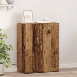 Biurowa szafka z półką z drzwiami Czarny Dąb 70 x 32 x 77.5 cm