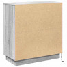 Komoda LED Ze LED Lights Szary Sonoma 71 x 34,5 x 75 cm