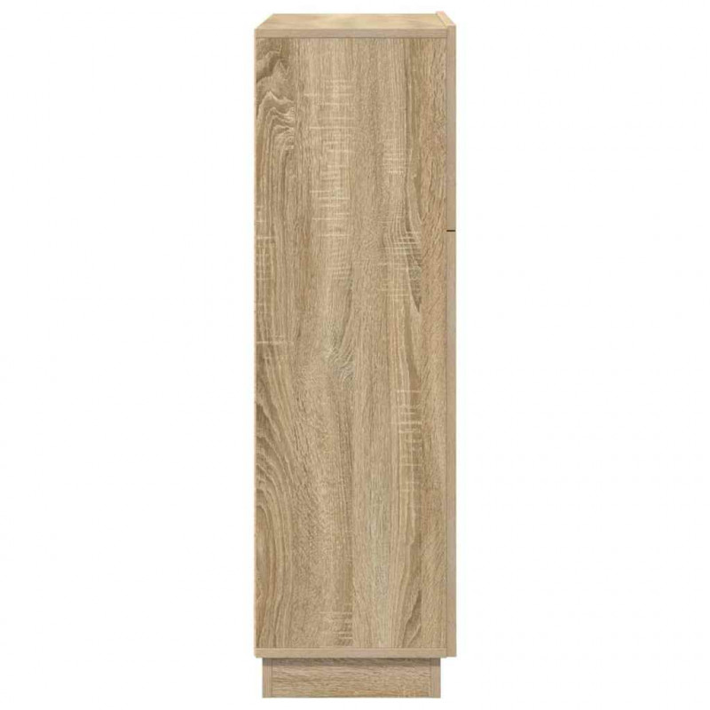 Biurko z półką z drzwiami Dąb Sonoma 71.5 x 31.5 x 106.5 cm