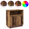 Komoda LED Ze LED Lights Stare drewno 71 x 34,5 x 75 cm