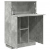Biurko z półką z drzwiami Betonowy szary 71.5 x 31.5 x 106.5 cm