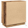 Komoda LED Ze LED Lights Stare drewno 71 x 34,5 x 75 cm