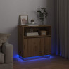 Komoda LED Ze LED Lights Dąb rzemieślniczy 71 x 34,5 x 75 cm