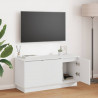 Szafka pod telewizor Ze LED Lights Biały 100 x 38 x 49 cm
