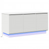 Szafka pod telewizor Ze LED Lights Biały 100 x 38 x 49 cm
