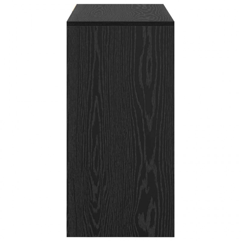 Biurko Czarny Dąb 90 x 37.5 x 75 cm Materiał drewnopochodny