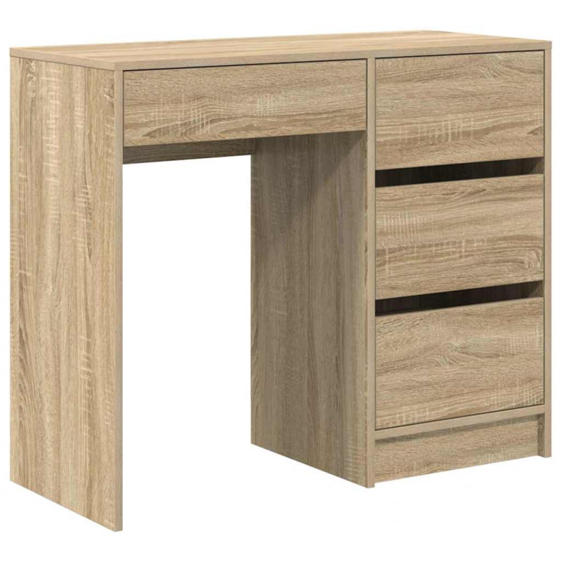 Biurko Dąb Sonoma 90 x 37.5 x 75 cm Materiał drewnopochodny