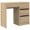 Biurko Dąb Sonoma 90 x 37.5 x 75 cm Materiał drewnopochodny
