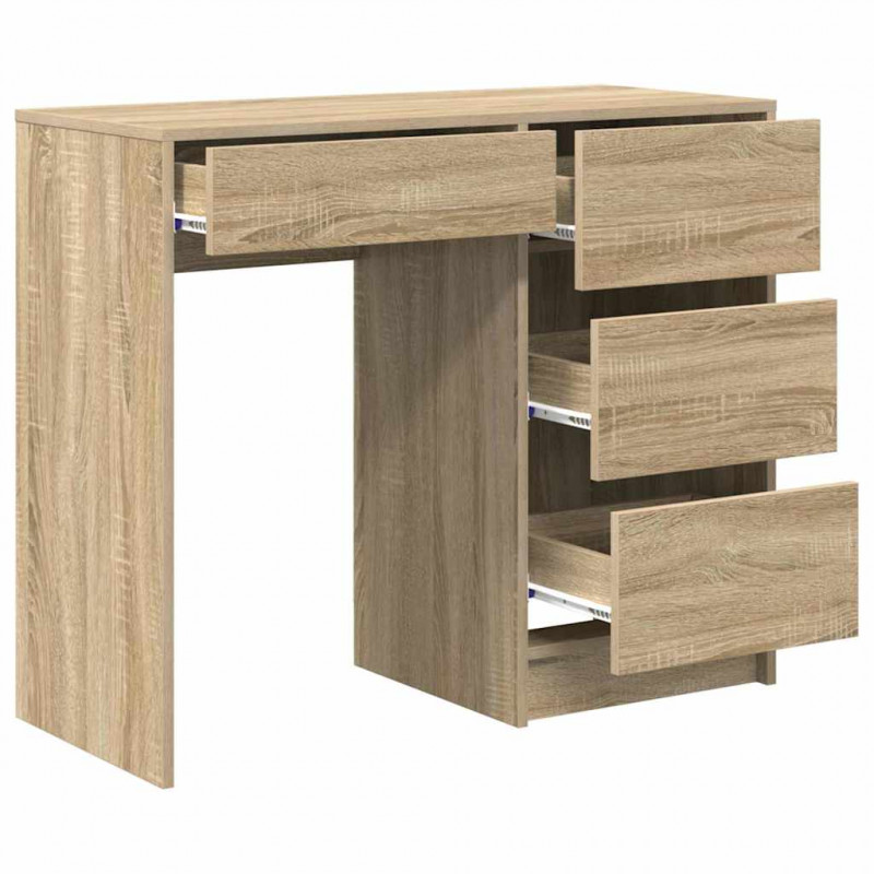 Biurko Dąb Sonoma 90 x 37.5 x 75 cm Materiał drewnopochodny