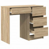 Biurko Dąb Sonoma 90 x 37.5 x 75 cm Materiał drewnopochodny