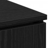 Szafka pod telewizor Ze LED Lights Czarny Dąb 100 x 38 x 49 cm